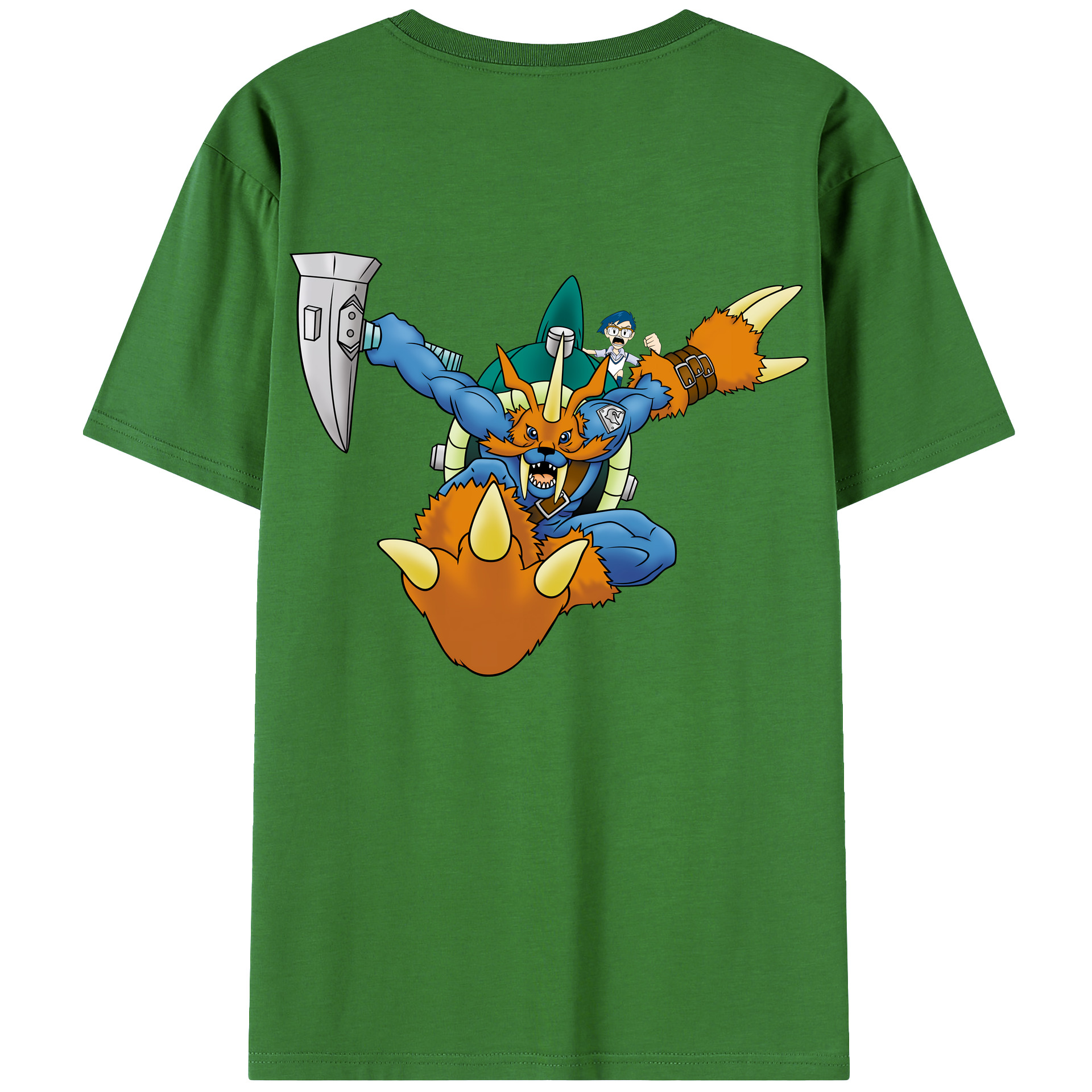 （画像用） Digimon デジタルモンスター/デジモン レディース半袖Tシャツ(バックプリント)